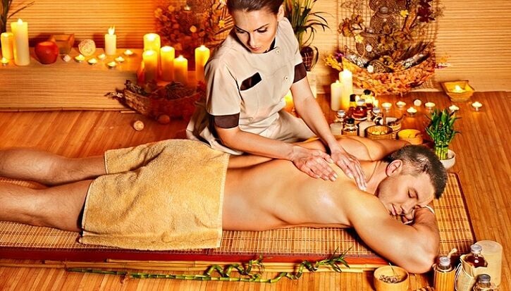 Massage for a natural increase in potency