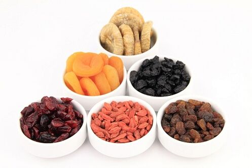 dried fruits to increase potency