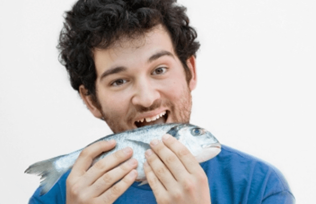 Fish and fish dishes are an important part of a male diet